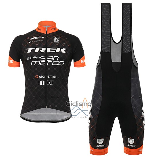 Trek Ropa Ciclismo Culotte Corto 2017 Mangas Cortas Negro